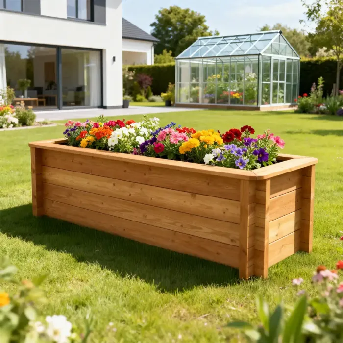 Raised Garden Bed – 2m x 0.5m – 563mm Height