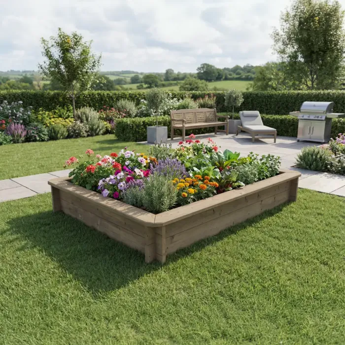 Raised Garden Bed – 2m x 1.5m – 295mm Height
