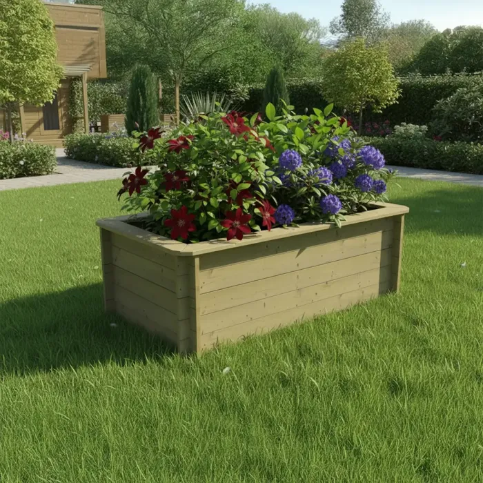 Raised Garden Bed – 2m x 1m – 697mm Height