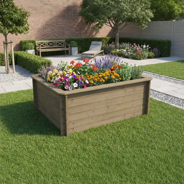 Raised Garden Bed – 2m x 1.5m – 831mm Height