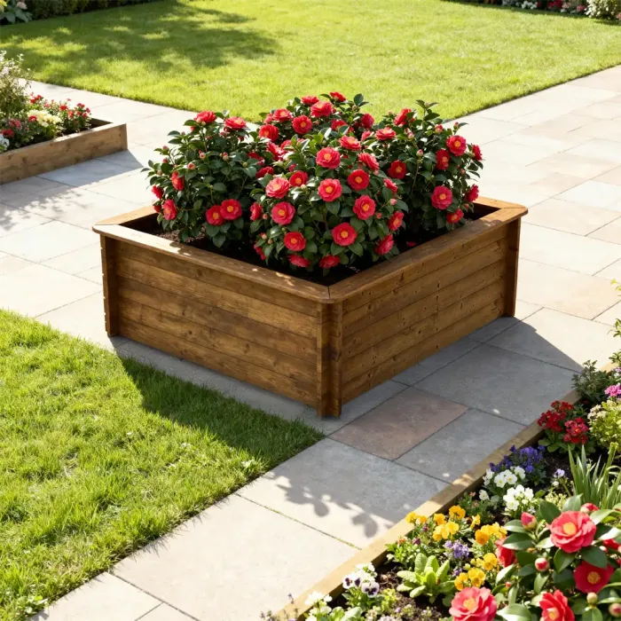 Raised Garden Bed – 2m x 2m – 697mm Height