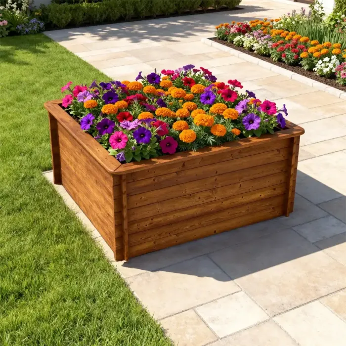 Raised Garden Bed – 2m x 2m – 965mm Height