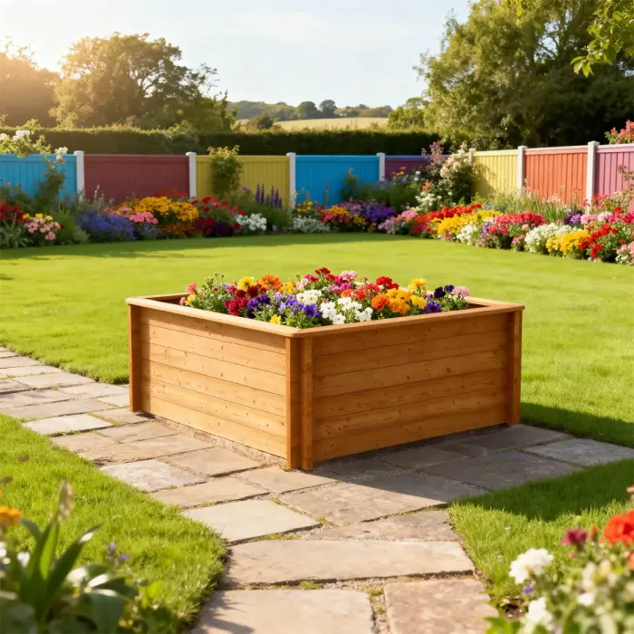 Raised Garden Bed – 2m x 2m – 831mm Height