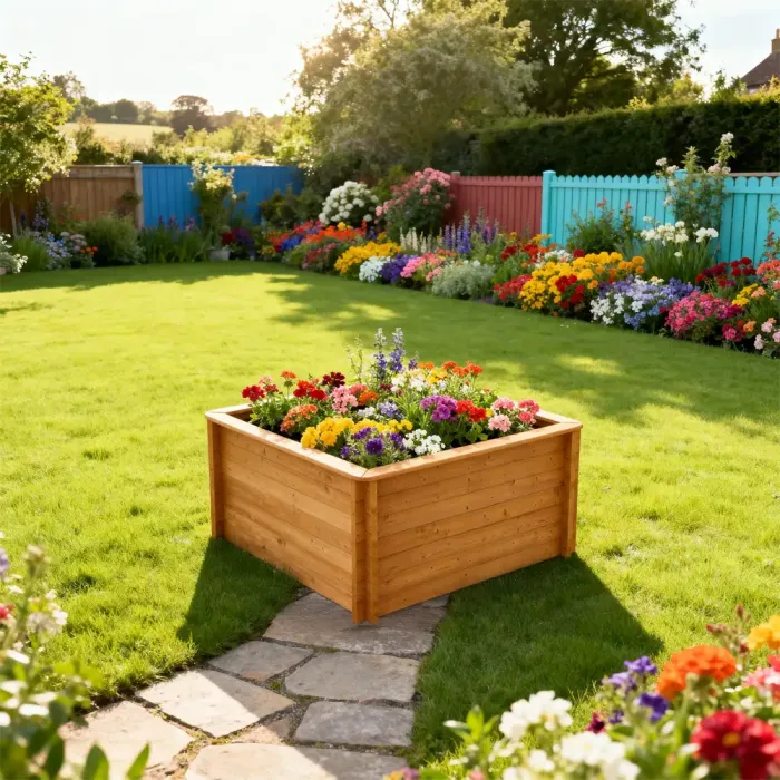 Raised Garden Bed – 2m x 2m – 965mm Height
