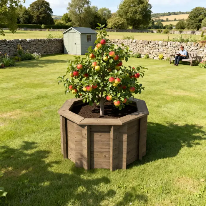 Raised Garden Bed – 4ft Octagonal – 697mm Height