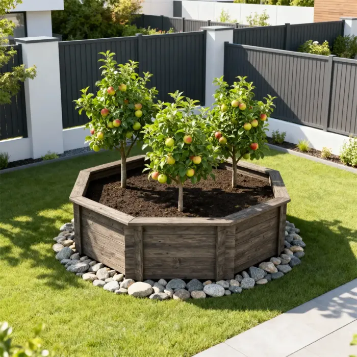 Raised Garden Bed – 8ft Octagonal – 697mm Height