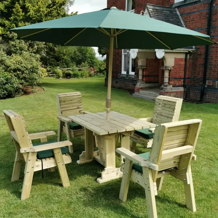 Ergo Table Set with 4 Chairs