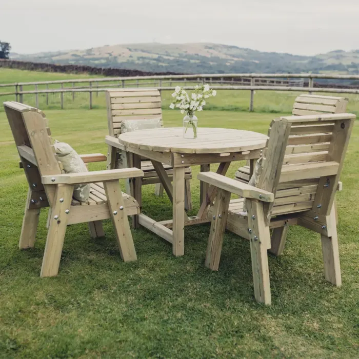 Ergo 4 Seater Round Table