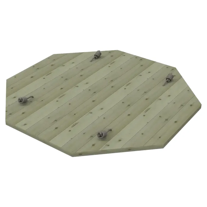 Heavy Duty Wooden Lid for 4ft Octagonal Sand Pit