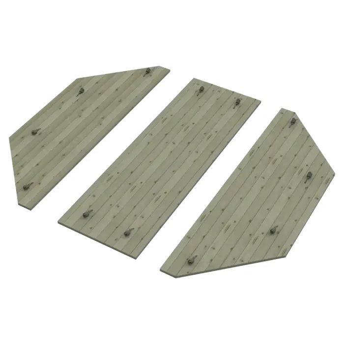 Heavy Duty Wooden Lid for 8ft Octagonal Sand Pit