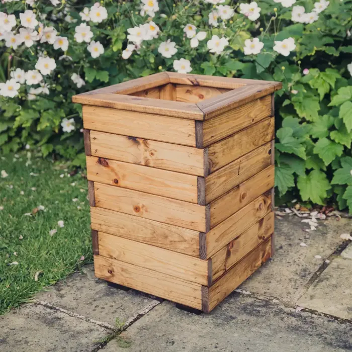 Valley Tall Square Planter - H52 x W39 x D39