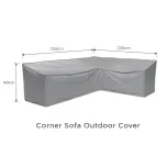 Tutbury Outdoor Corner Sofa Cover