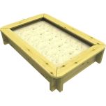 Wooden Sandpit - 1.5m x 1m – 295mm Height – 44mm Thick Wall