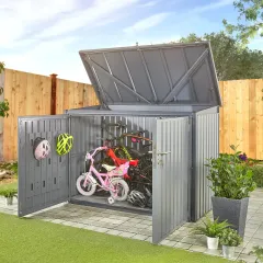 Grey Bromley Horizontal Storage Shed