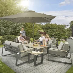 Sandon Rectangular Table with 2 Sofas and 2 Chairs