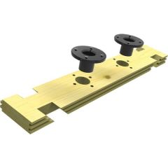 1m 44mm Filtration Plank with 2 x 1.5in holes including fittings