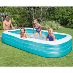 Intex Swim Centre Family Pool Ages 6+ - Aqua Blue - 305 x 183 x 56 cm