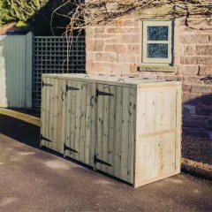 Deluxe Triple Bin Store