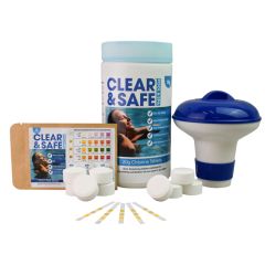 Clear & Safe 1kg 20g Chlorine Tablet Kit