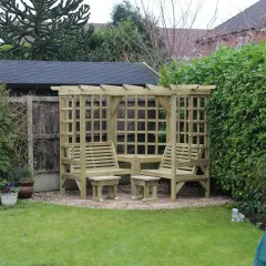 Clementine Corner Arbour Seats 4