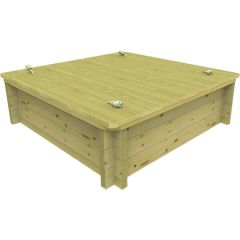Wooden Sandpit - 1.5m x 1.5m – 429mm Height – 44mm Thick Wall 
