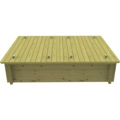 Wooden Sandpit - 2m x 1.5m – 429mm Height – 44mm Thick Wall 