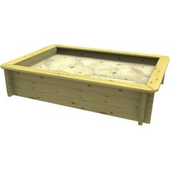 Wooden Sandpit - 2m x 1.5m – 429mm Height – 44mm Thick Wall
