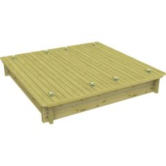 Wooden Sandpit - 2m x 2m – 295mm Height – 44mm Thick Wall
