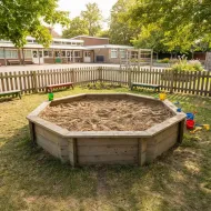 Wooden Sandpit - 8ft Octagonal – 429mm Height – 44mm Thick Wall