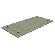 Heavy Duty Wooden Lid for 2m x 1m Sand Pit