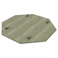 Heavy Duty Wooden Lid for 4ft Octagonal Sand Pit