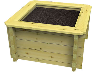 Image of Square Raised Garden Bed